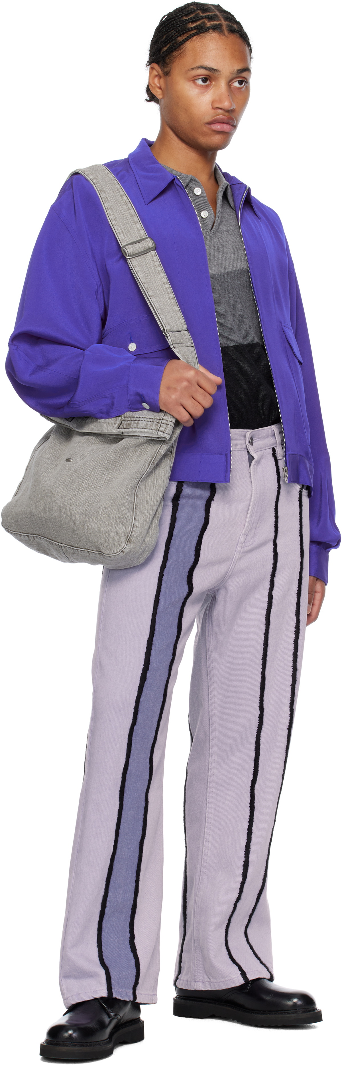 Glass Cypress Blue Silk Jacket Glass Cypress