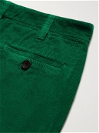 Drake's - Slim-Fit Cotton-Corduroy Chino Shorts - Green