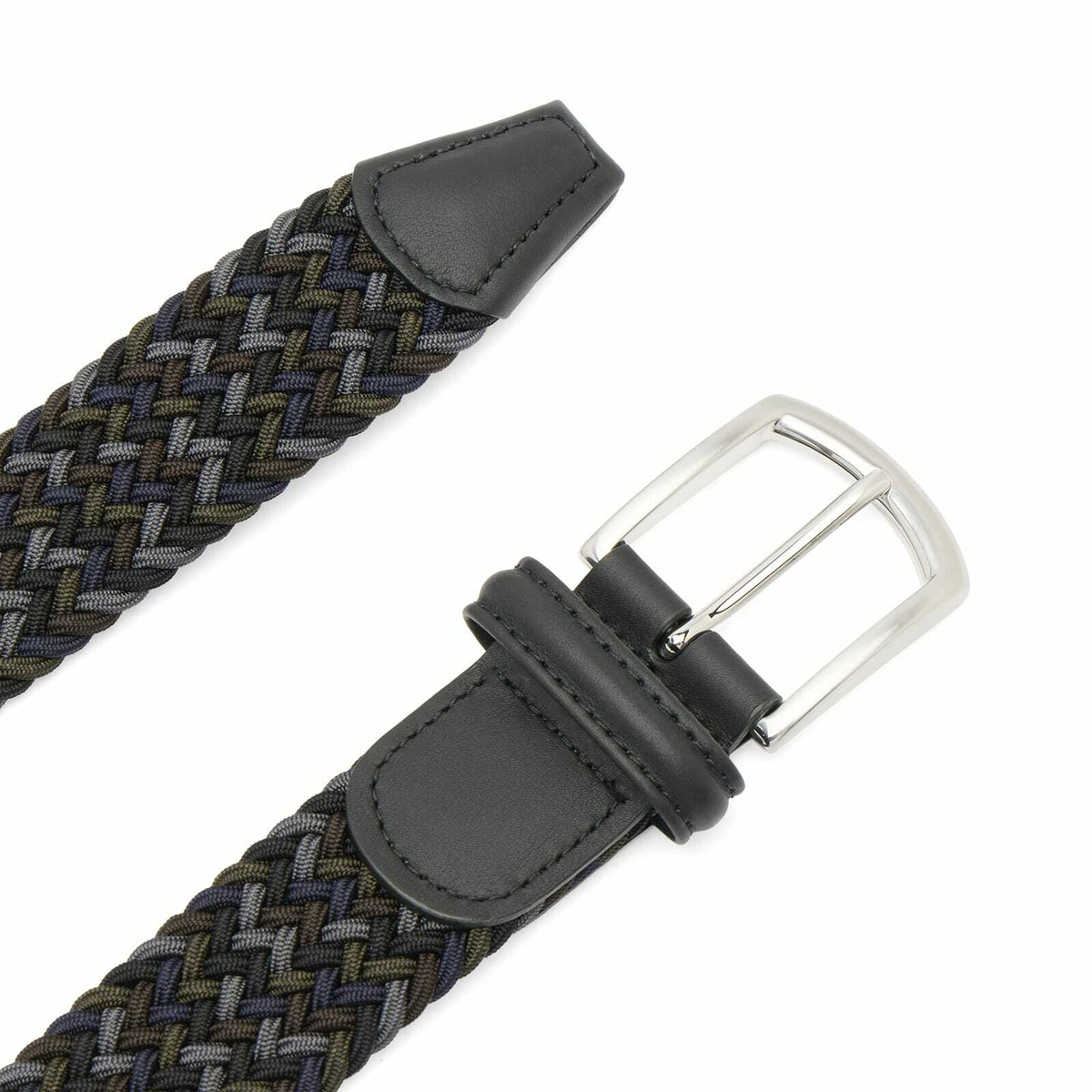 Anderson's Men's Andersons Elastic Woven Belt in Black