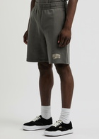 Billionaire Boys Club Arch Logo Printed Cotton Shorts Grey