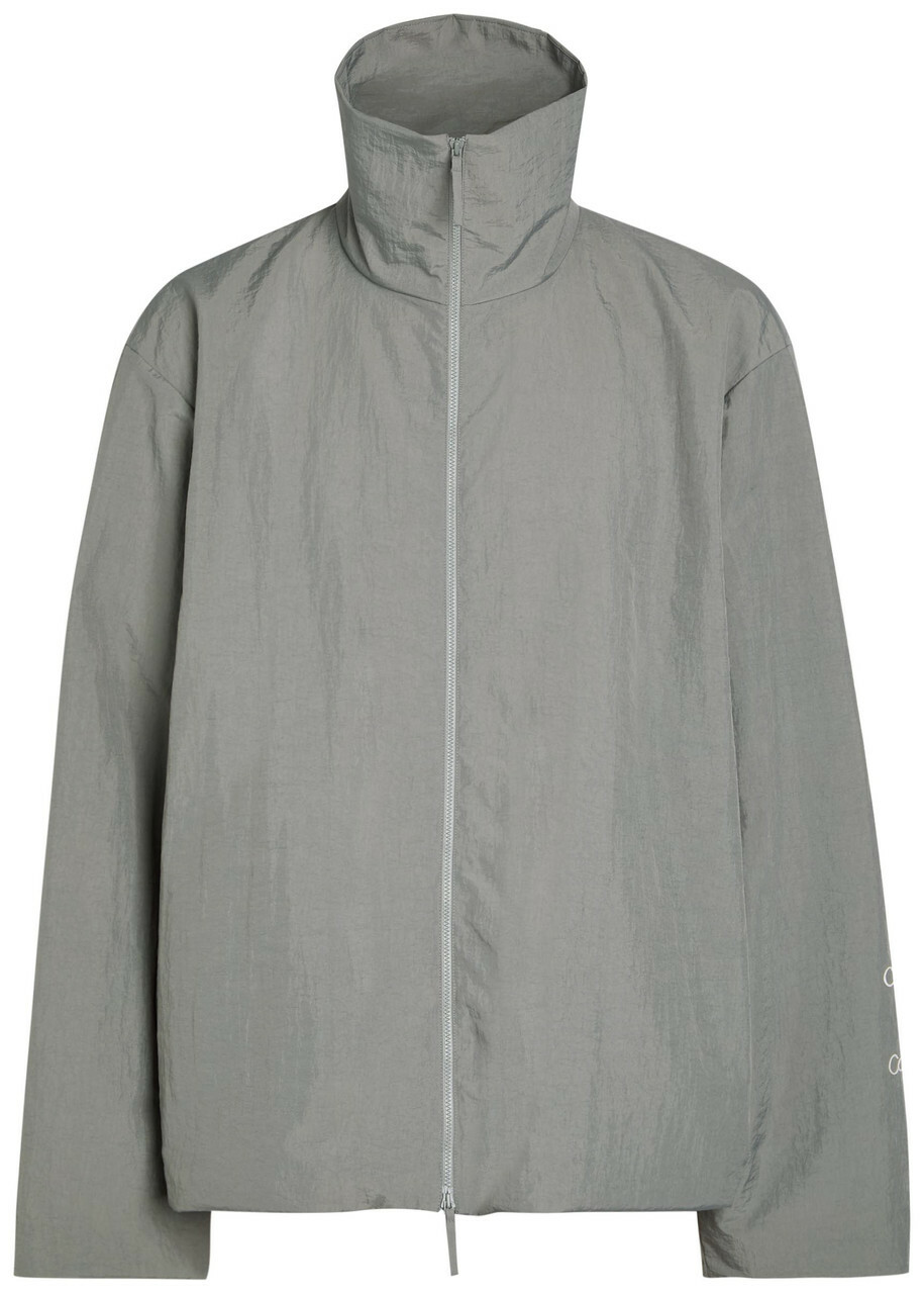 Calvin Klein Preston High-neck Nylon Jacket Grey