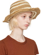 rag & bone Beige Frills Rollable Bucket Hat