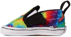 Vans Baby Multicolor Tie-Dye Slip-On V Crib Sneakers