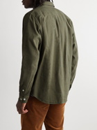 Norse Projects - Thorsten Cotton and Linen-Blend Twill Shirt - Green