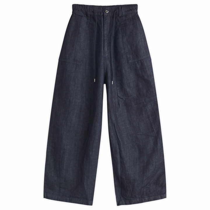 Photo: FrizmWORKS Men's Denim Balloon Pants in Indigo