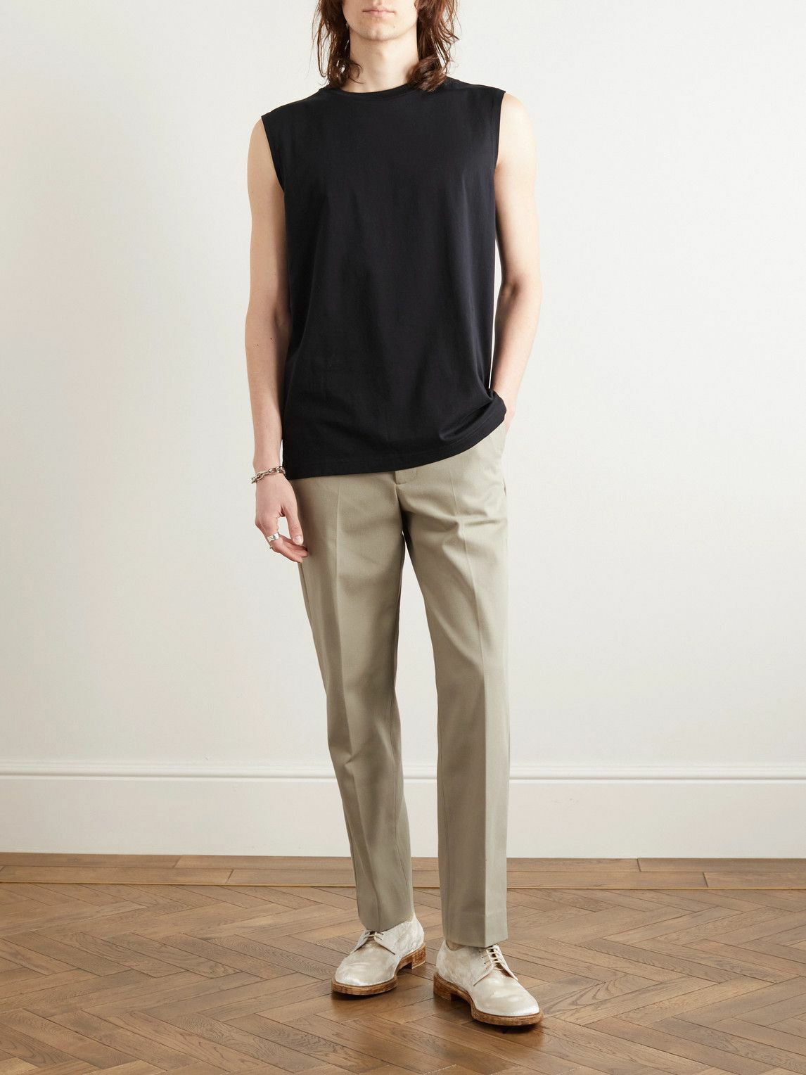 Acne Studios - Twill cotton-blend trousers - Pale Pink