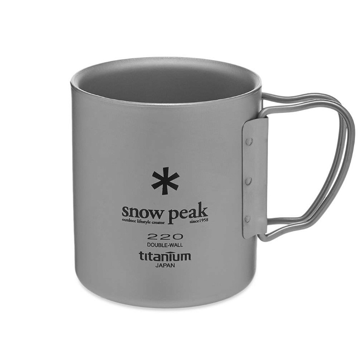 Photo: Snow Peak Titanium Double Wall 220ml Mug