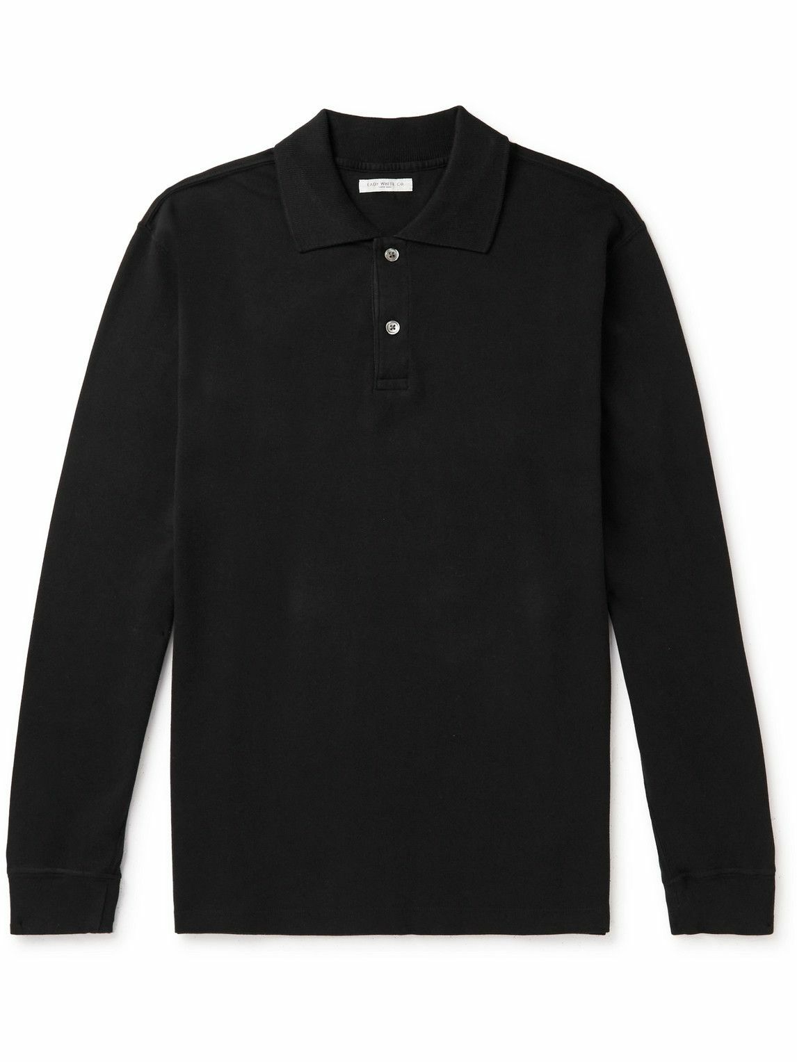 Lady White Co. Two Button Nep Polo in Shadow