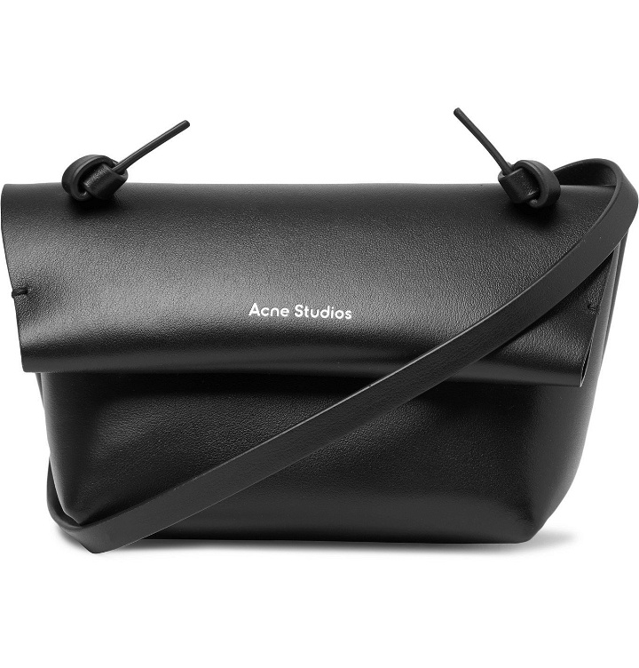 Photo: Acne Studios - Small Leather Messenger Bag - Black