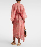 Isabel Marant Amira printed cotton and silk maxi dress