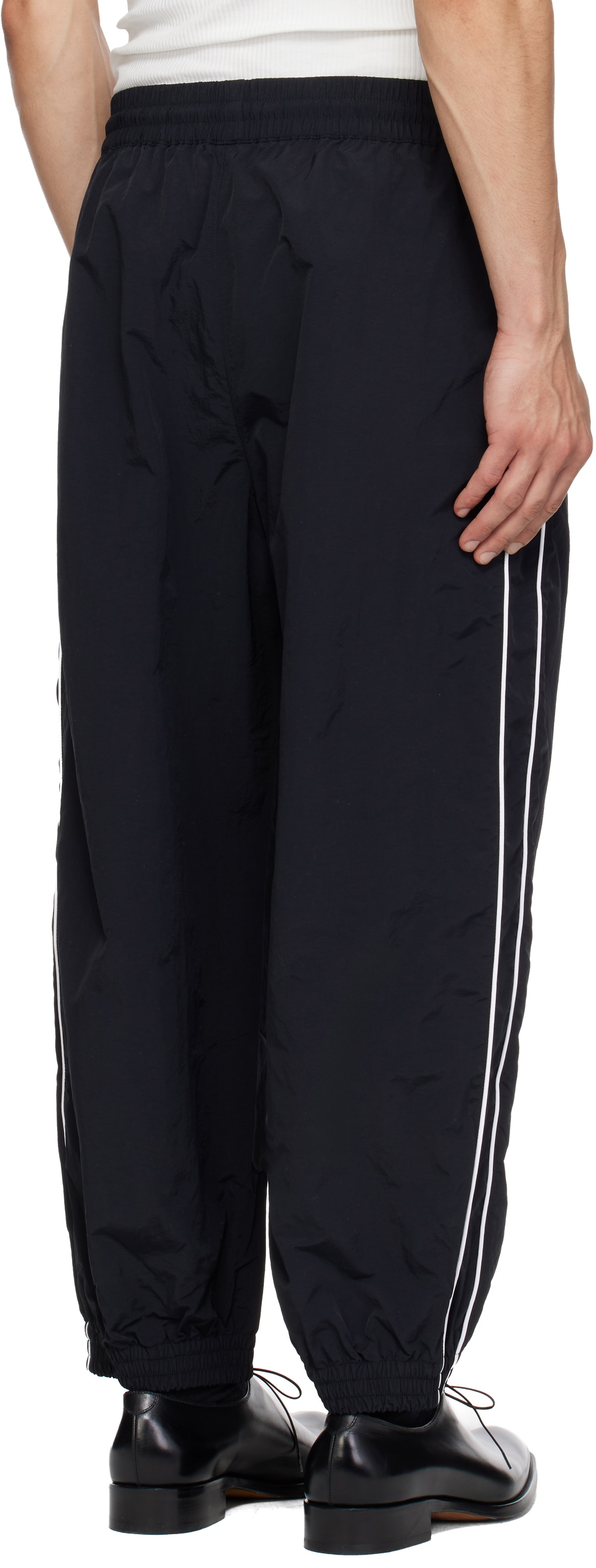 WILLY CHAVARRIA Black Bad Boy Track Pants