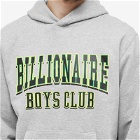 Billionaire Boys Club Men's Varsity Logo Popover Hoody in Heather Grey