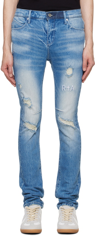 Photo: RTA Blue Clayton Skinny Jeans