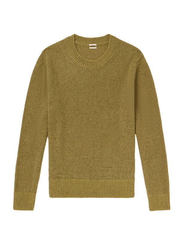 Photo: Massimo Alba - Bruce Alpaca-Blend Sweater - Green