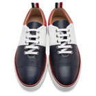 Thom Browne Tricolor Straight Toe Cap Sneakers