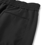 Valentino - Piped Silk Drawstring Trousers - Men - Black