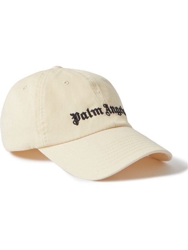 Photo: Palm Angels - Logo-Embroidered Cotton-Twill Baseball Cap