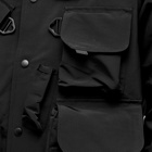 South2 West8 Men's Tenakara Grosgrain Trout Parka Jacket in Black
