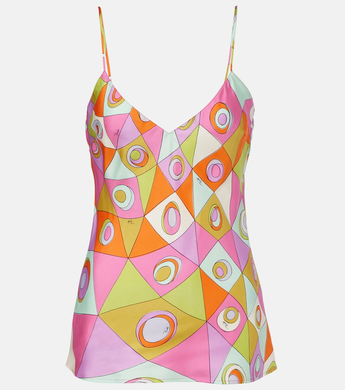 Pucci Occhi silk satin top