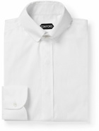 TOM FORD - Slim-Fit Cotton-Poplin Shirt - White