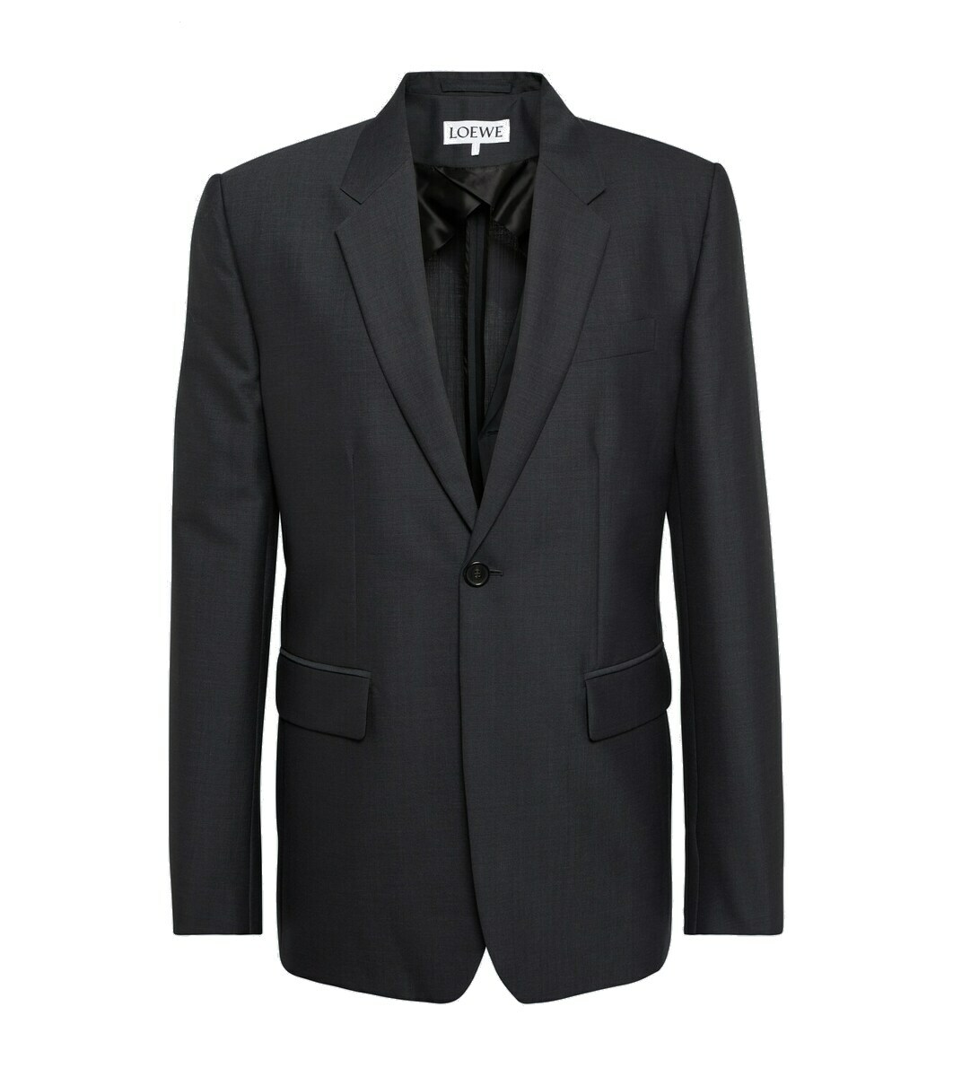 Loewe Single-breasted wool blazer Loewe