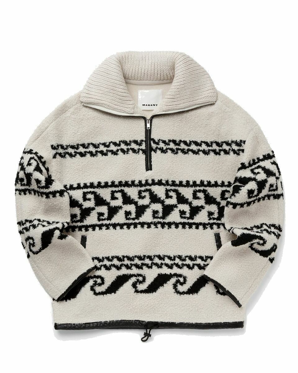 Photo: Marant Marlo Coat Black/White - Mens - Fleece Jackets