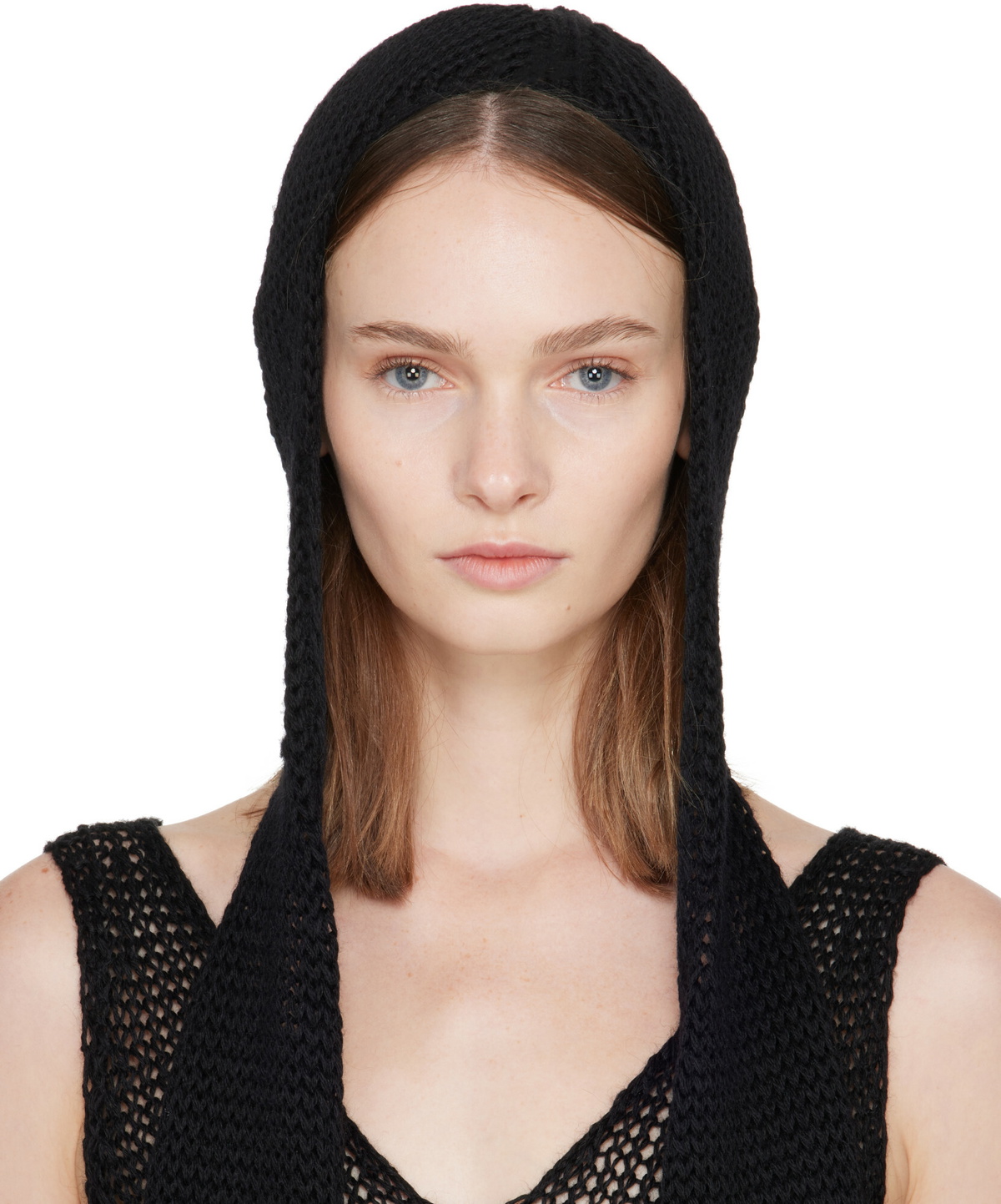 ISSEY MIYAKE Black Panini Balaclava