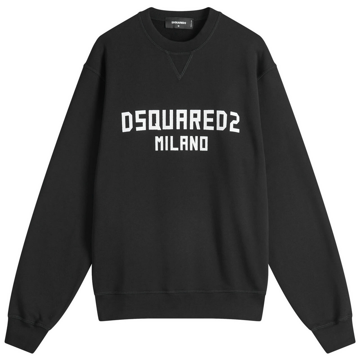 Dsquared2 Men's Cool Fit Crew Sweat in Black/White Print