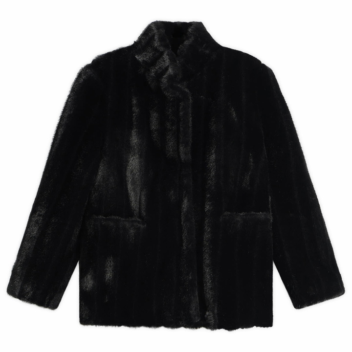 Photo: Nothing Written Women's Misha Faux Fur Jacket in Black
