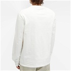 Jil Sander+ Men's Jil Sander Plus Long Sleeve Logo Active T-Shirt in Porcelain