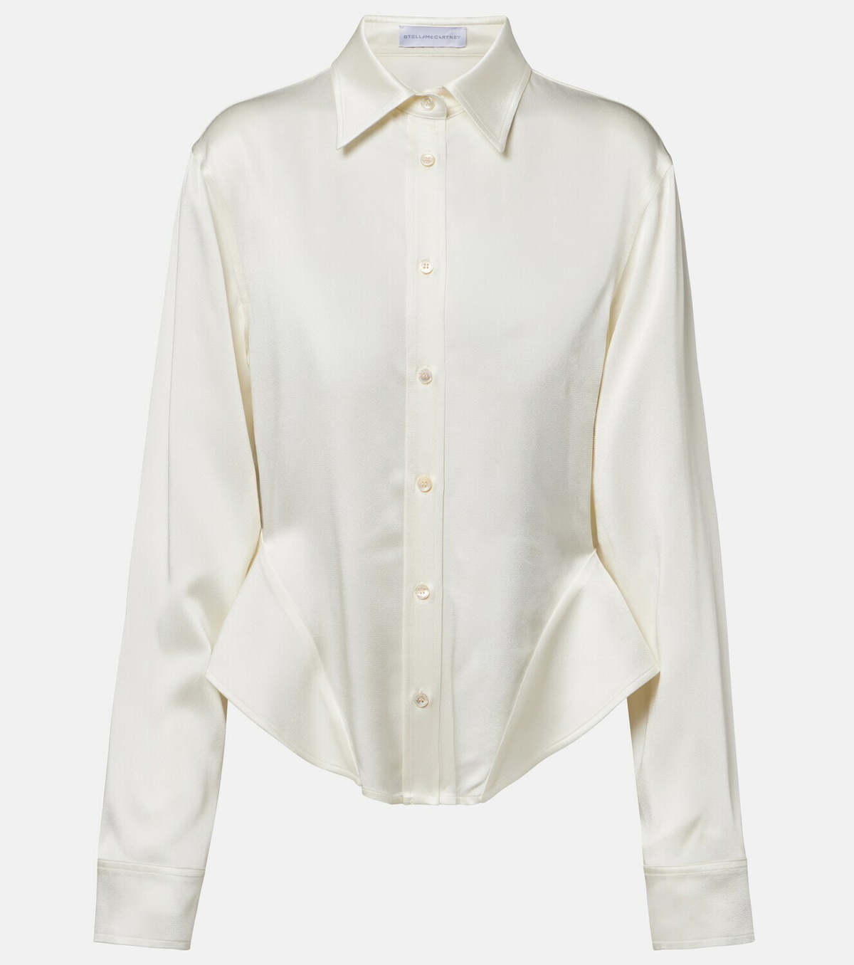 Stella McCartney Peplum satin shirt
