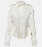 Stella McCartney Peplum satin shirt