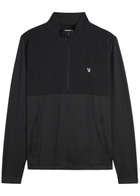 Vuori Sunday Element Half-zip Stretch-jersey Jacket Black