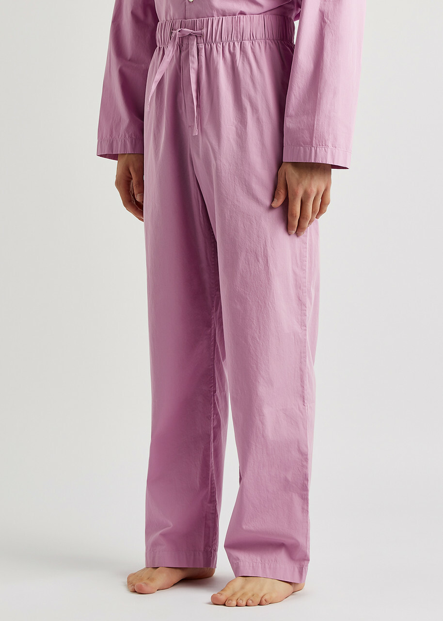 Tekla Unisex Poplin Pyjama Trousers Pink