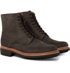 Grenson - Joseph Cap-Toe Suede Boots - Brown