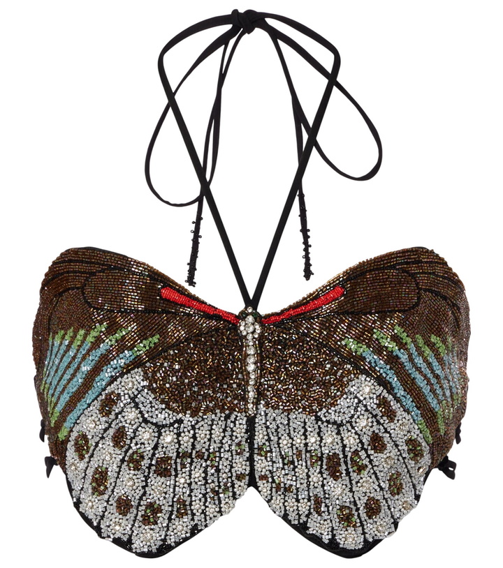 Photo: Clio Peppiatt Calypso beaded crop top