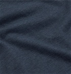 Massimo Alba - Watercolour-Dyed Cotton-Jersey Henley T-Shirt - Men - Navy