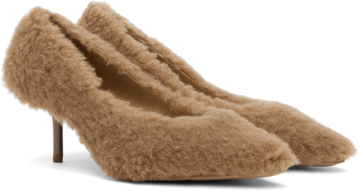 Max Mara Tan Teddy Pumps