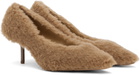 Max Mara Tan Teddy Pumps