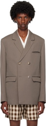 Nanushka Taupe Wool Blazer