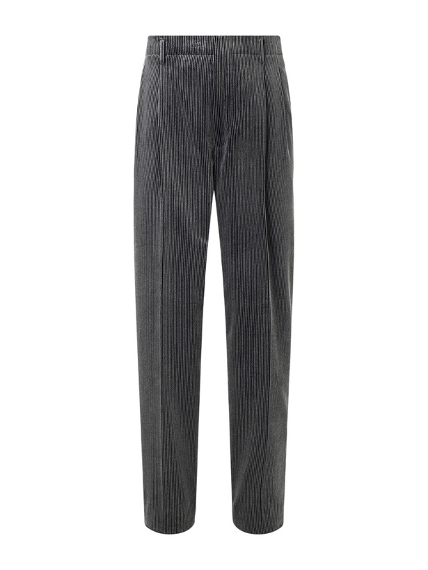 Photo: Brunello Cucinelli - Straight-Leg Cotton-Corduroy Suit Trousers - Gray