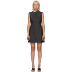 Situationist Grey Wrap Collar Dress