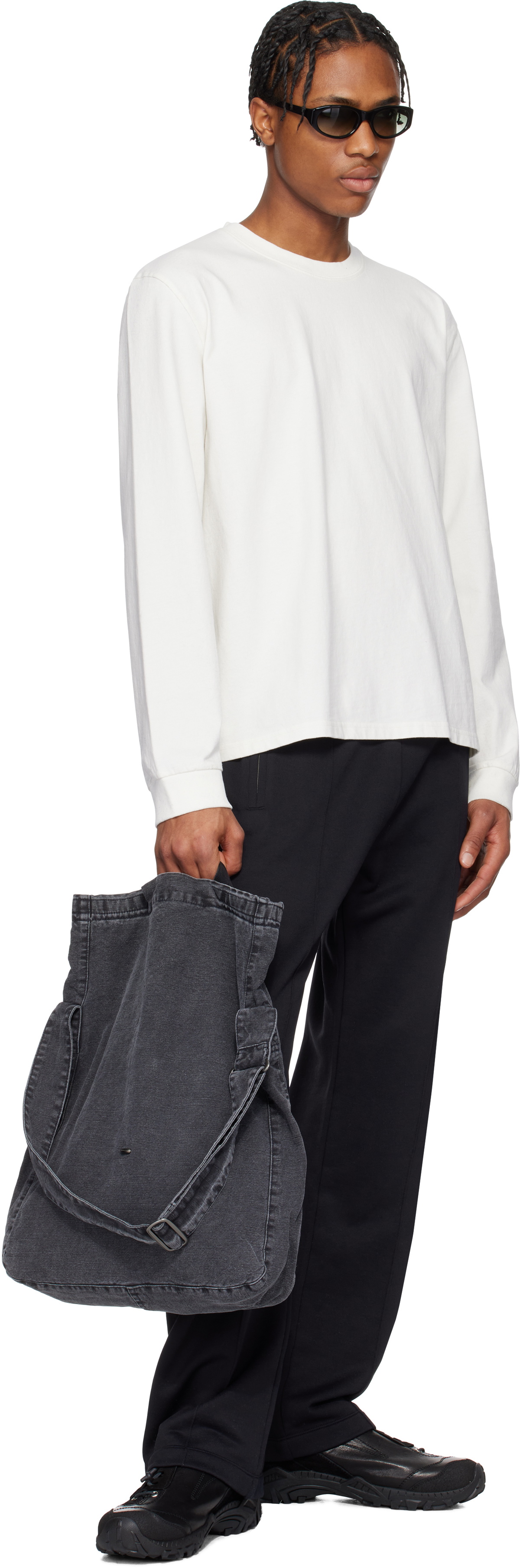 OUR LEGACY Gray Sling Bag