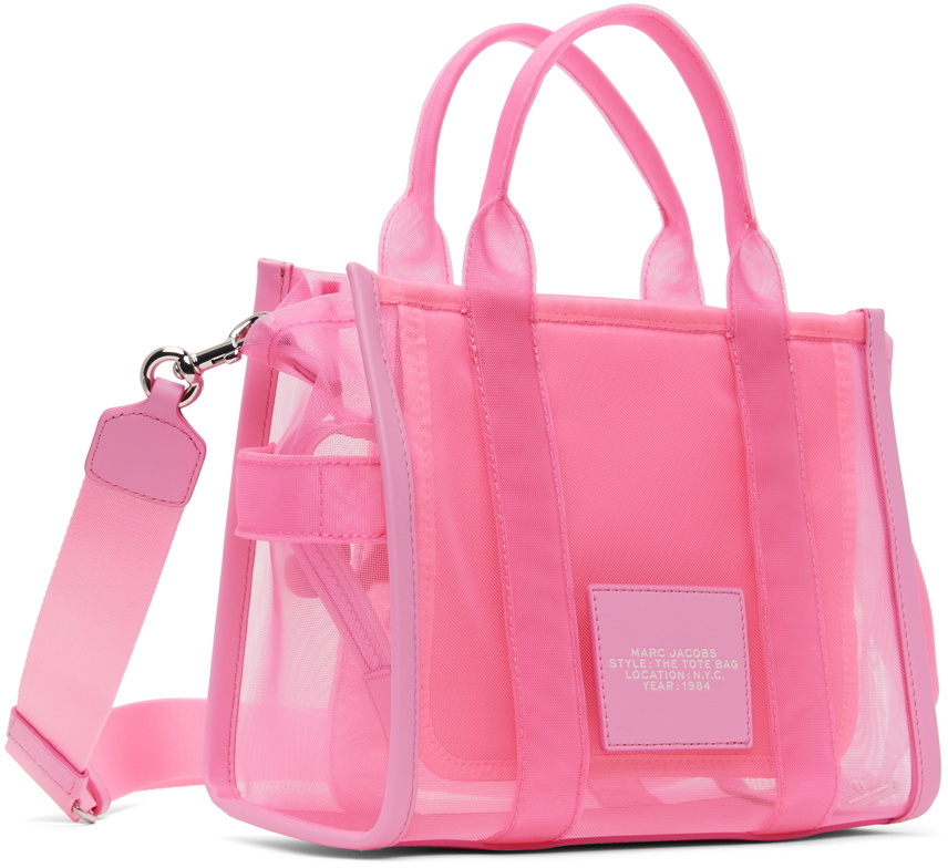 Marc Jacobs Pink The Mesh Small Tote Marc Jacobs Marc Jacobs Pink The Mesh Small Tote Marc Jacobs