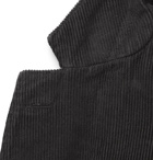 Officine Generale - Charcoal Slim-Fit Unstructured Cotton-Corduroy Blazer - Men - Charcoal
