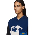 Stella McCartney Blue and Navy The Beatles Edition Ringo Starr Sweater