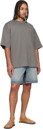 WOOYOUNGMI Gray Cotton Over Size T-shirt