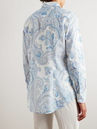 Etro - Paisley-Print Cotton-Poplin Shirt - Blue