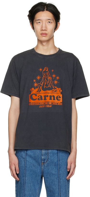 Photo: Carne Bollente Black Roller Coaster T-Shirt