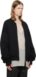 thom/krom Black MSJ 705 Bomber Jacket